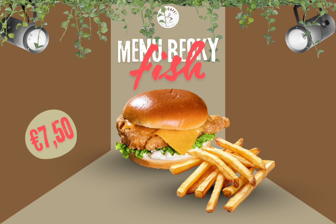 Menu Becky : Fish & Friet